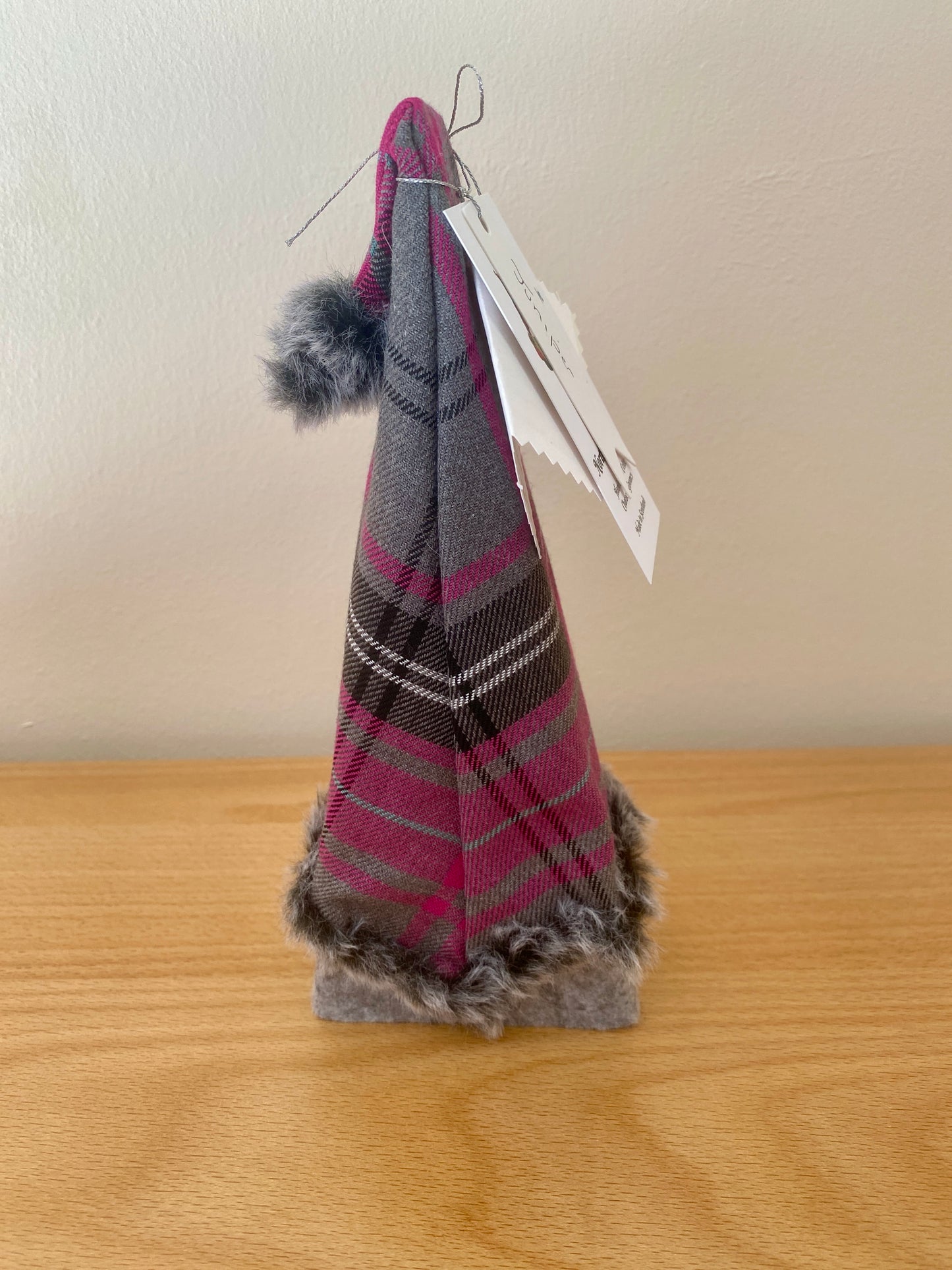 Wooden: Scottish Tartan Timber Gonk: Aspen