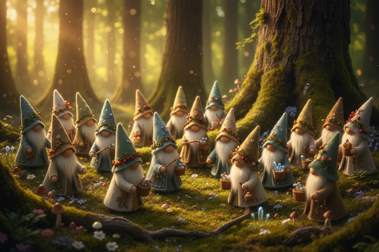 The Wee Folk — enchanted woodland gnome collection banner