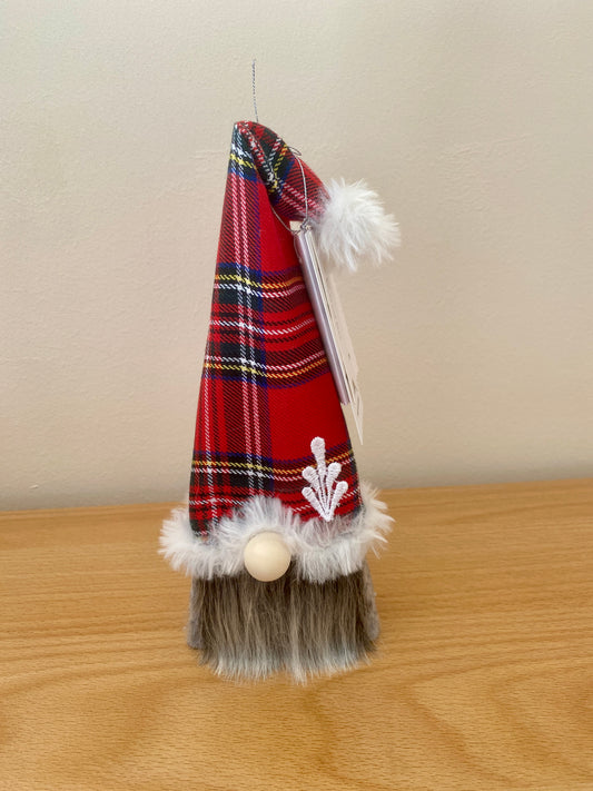 Wooden: Scottish Tartan Timber Gonk: Rowan