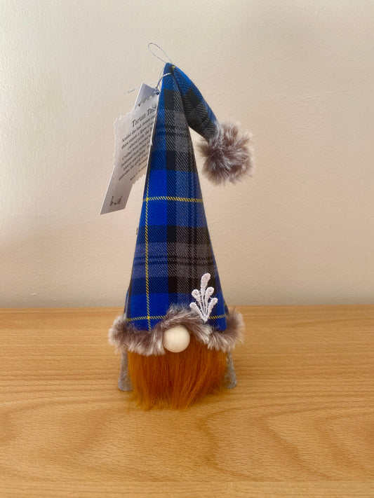 Wooden: Scottish Tartan Timber Gonk: Pine